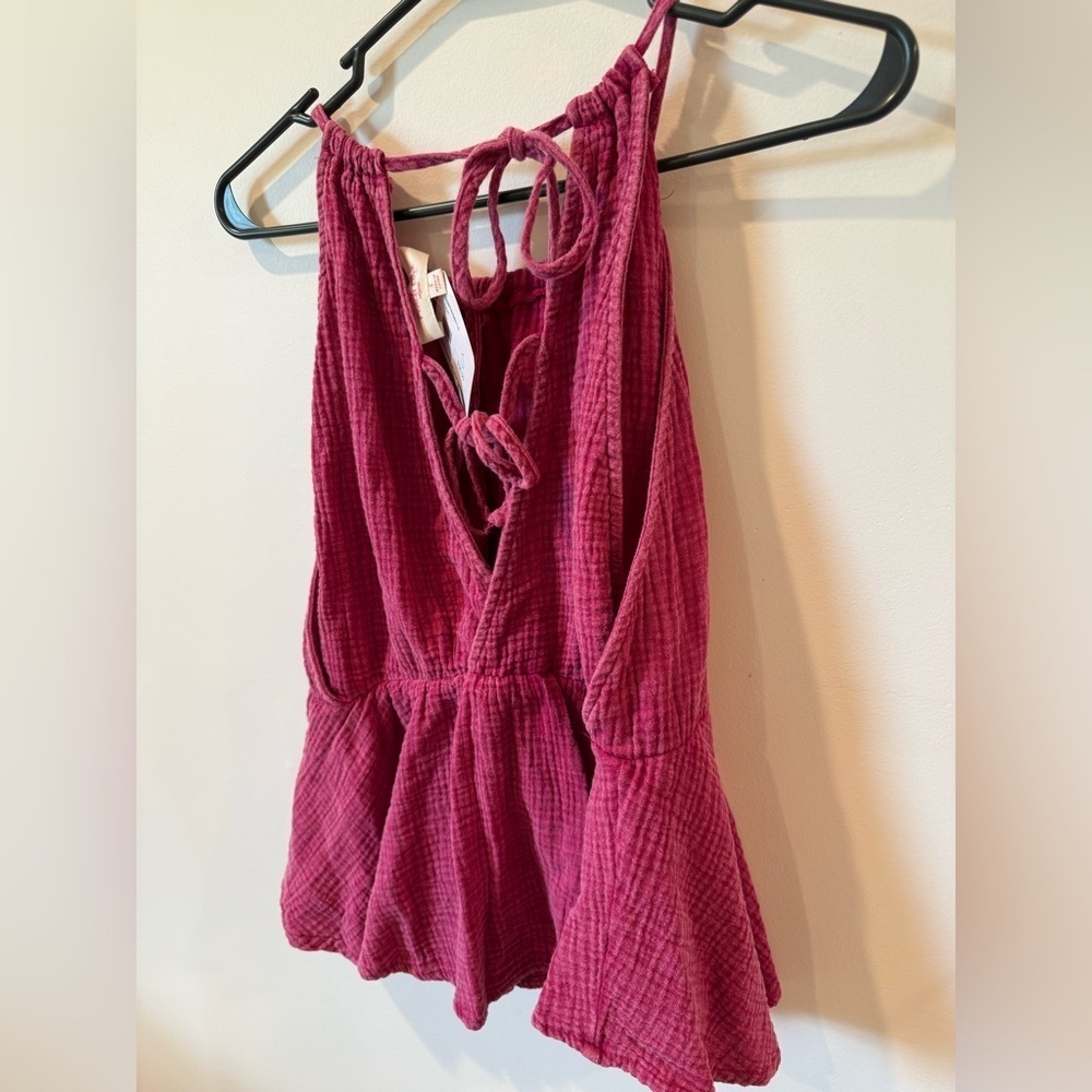 Peach Love California Pink Camisole with Ruched Bodice - Picture 6 of 8